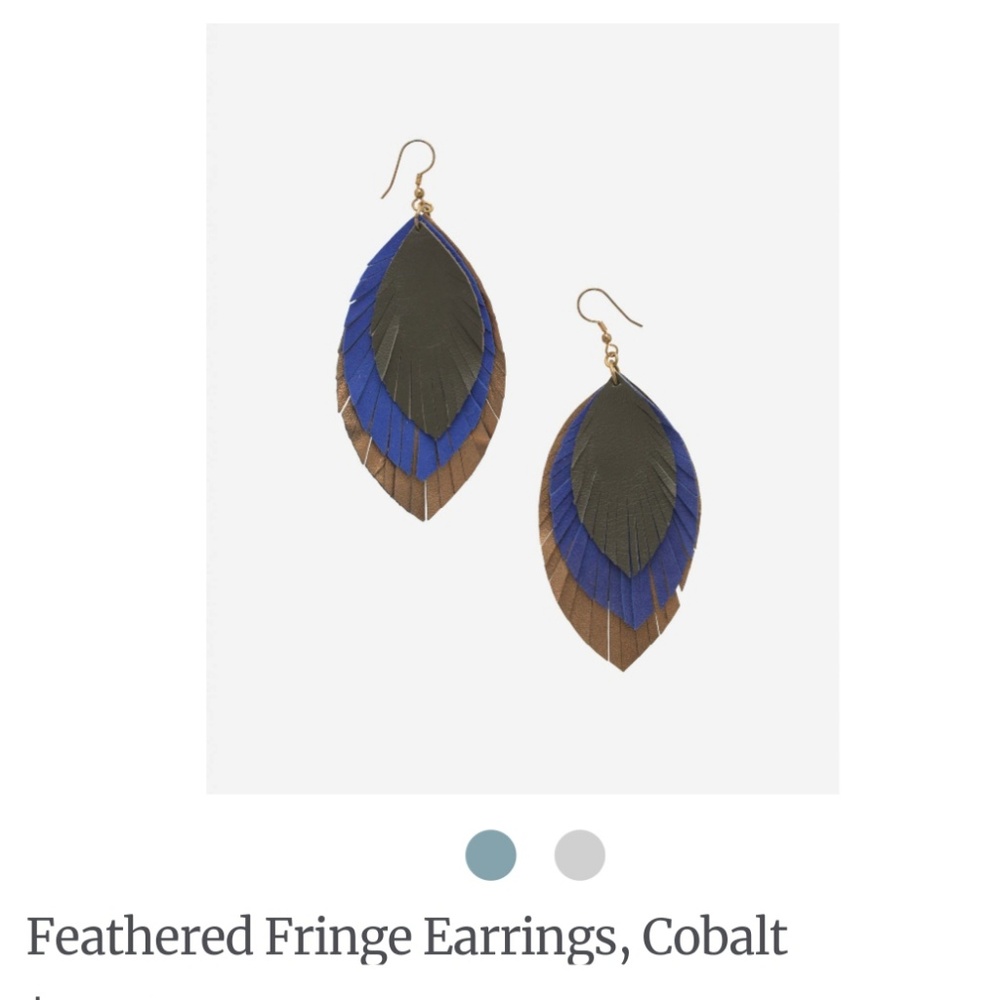 ISO: Noonday feather fringe earrings